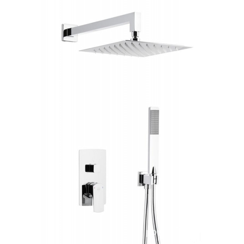 Zestaw natryskowy podtynkowy z baterią 3-funkcyjną Mokait Chrom KFA Armatura (5539-511-00)