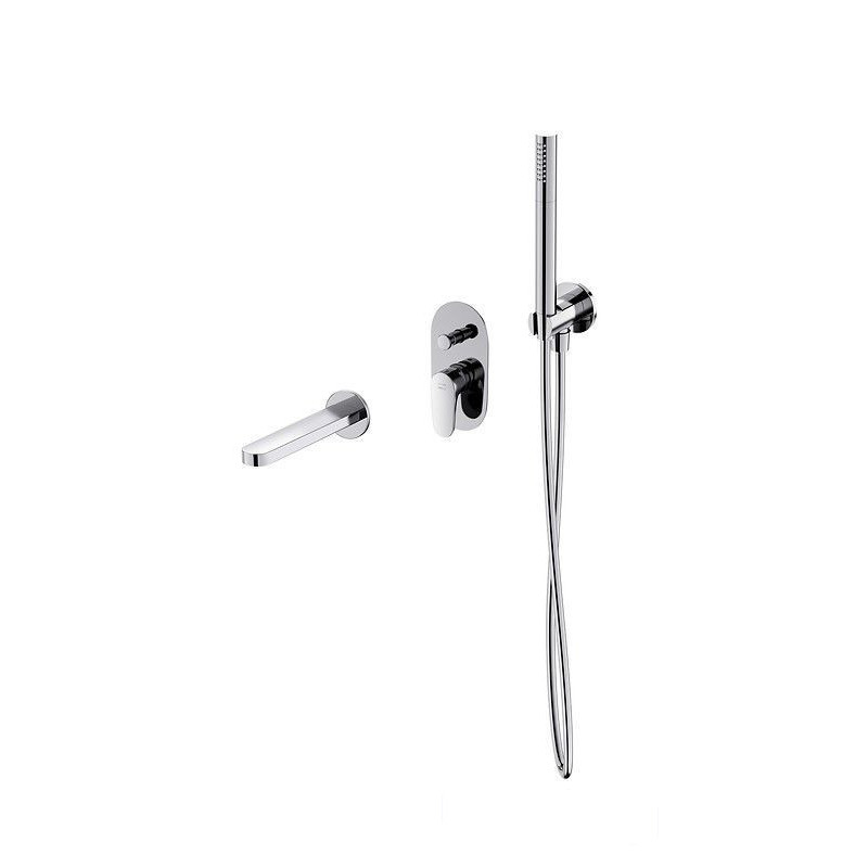 Zestaw wannowy podtynkowy Inverto chrom Cersanit (S952-038)