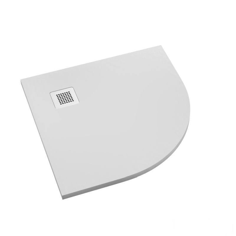 Brodzik półokrągły 90x90 Kalait Smooth White Schedpol (3.3104-M2)