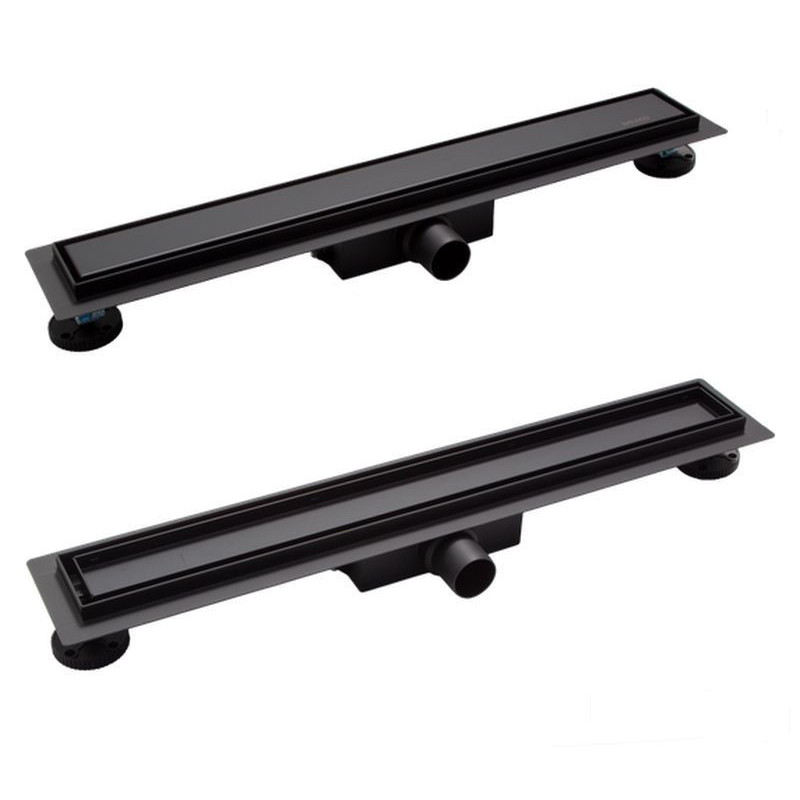 Odpływ liniowy dwustronny 80 Duplex Black Next Balneo (BLK80N)
