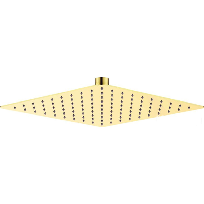 Głowica prysznicowa stalowa - 250x250 mm Cascada złota Deante (NAC Z02K)