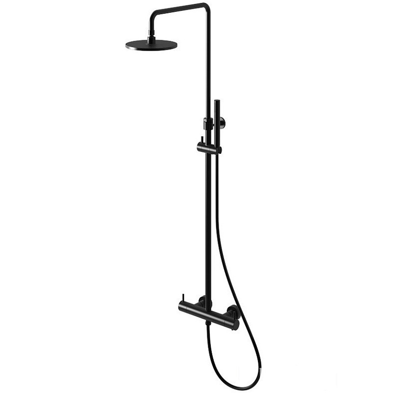 Zestaw prysznicowy z termostatem Axel Black Kohlman (QW273AB)