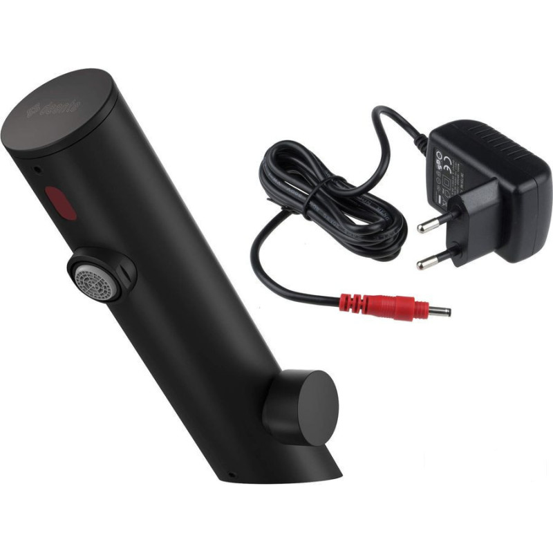 Bateria umywalkowa bezdotykowa z regulacją temperatury - 230/6V Nero Sense Deante (BQR N29V)