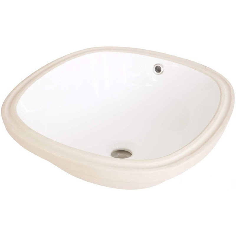 Umywalka ceramiczna podwieszana 38 Alpinia Deante (CGA 6U4U)