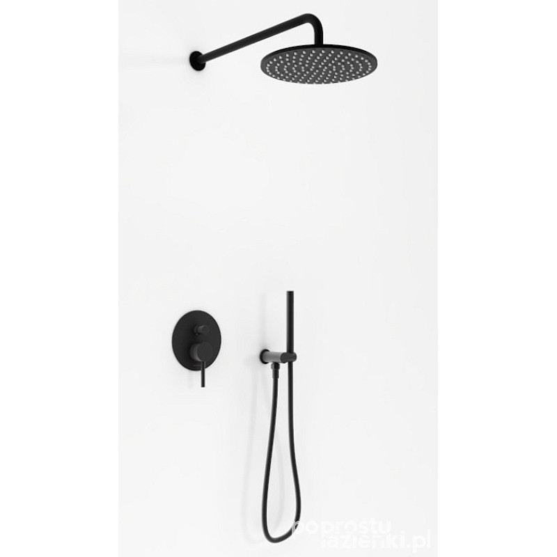 Zestaw prysznicowy Axel Black Kohlman (QW210ABR25)