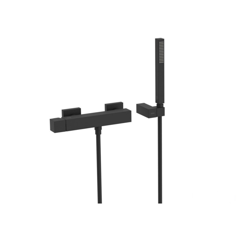 Bateria natryskowa czarny mat Cuadro-Tres (00716703NM)