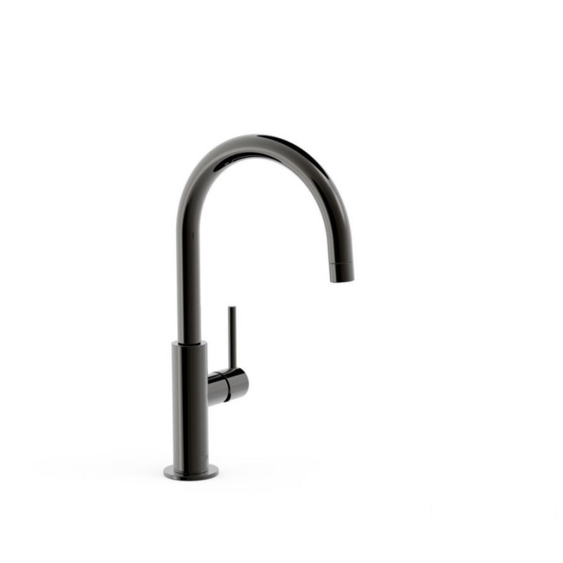 Bateria umywalkowa wysoka czarny połysk Study Tres (26290402KM)