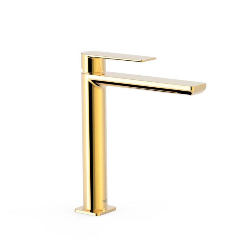 Bateria umywalkowa wysoka złota Loft-Tres (20020303OR)