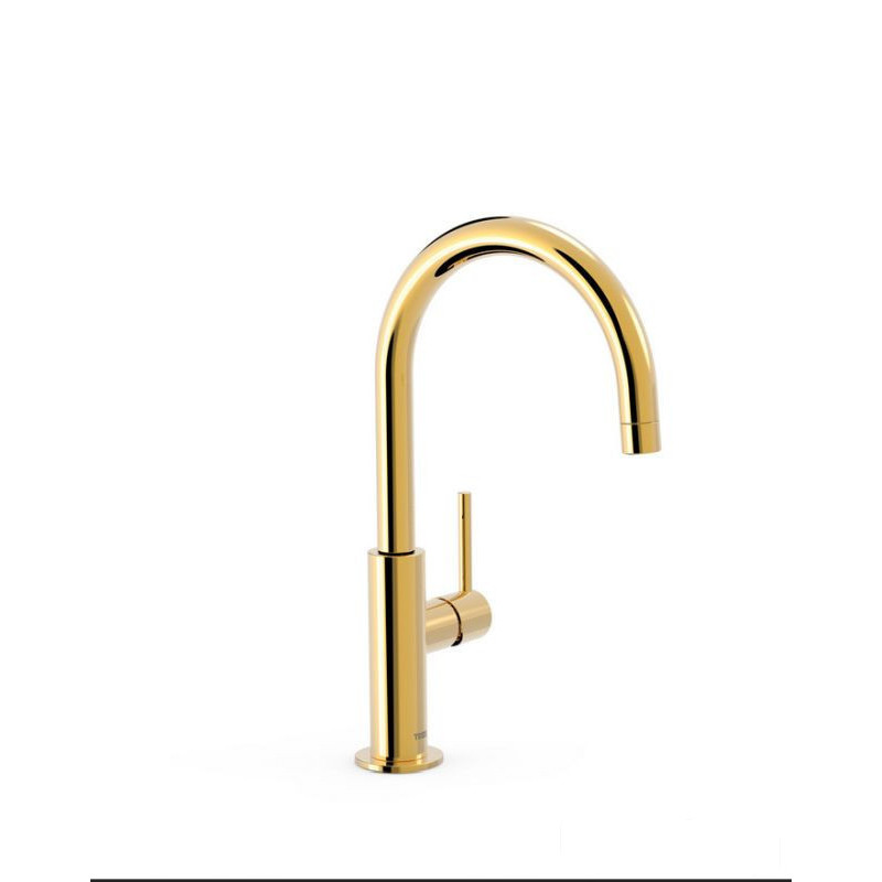 Bateria umywalkowa wysoka złota Study Tres (26290402OR)