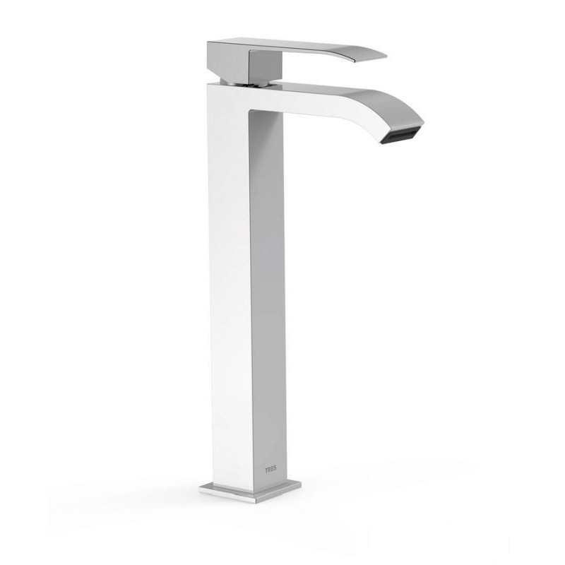 Bateria umywalkowa XXL biel-chrom Cuadro Tres (00681001BL)