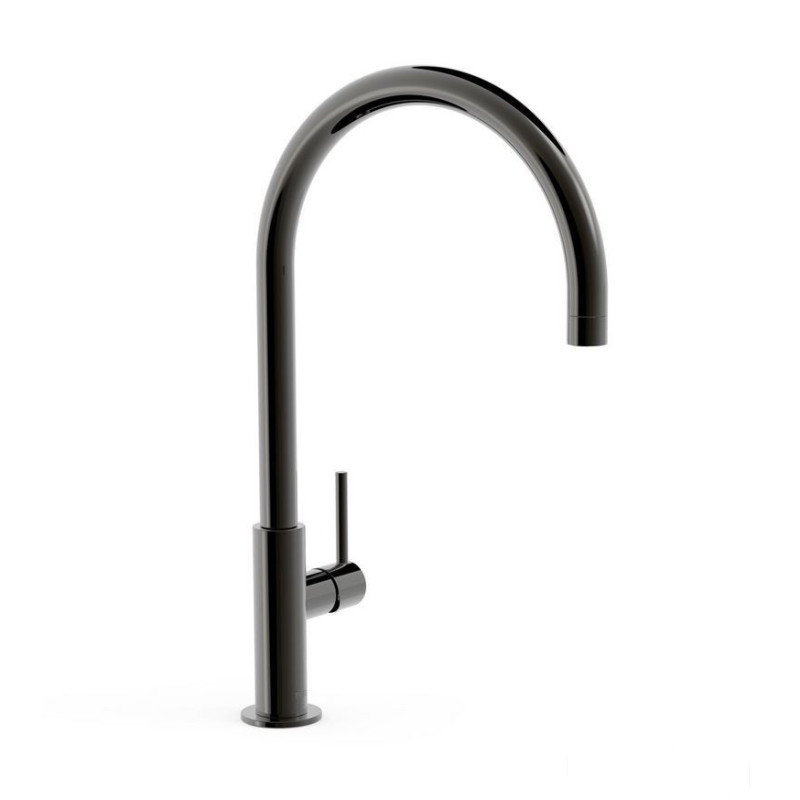 Bateria umywalkowa XXL czarny połysk Study Tres (26290401KM)