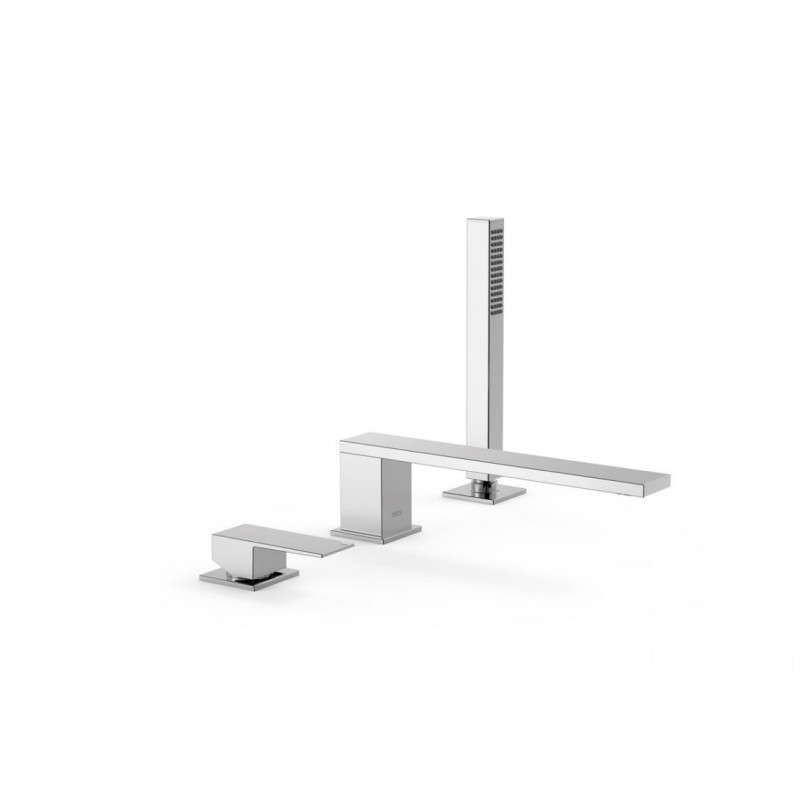 Bateria wannowa trzyotworowa chrom Cuadro-Tres (00616103)