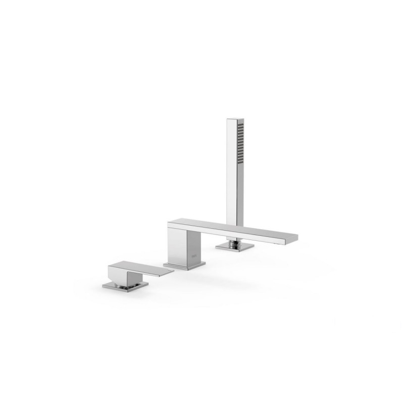 Bateria wannowa trzyotworowa chrom Cuadro-Tres (00616105)