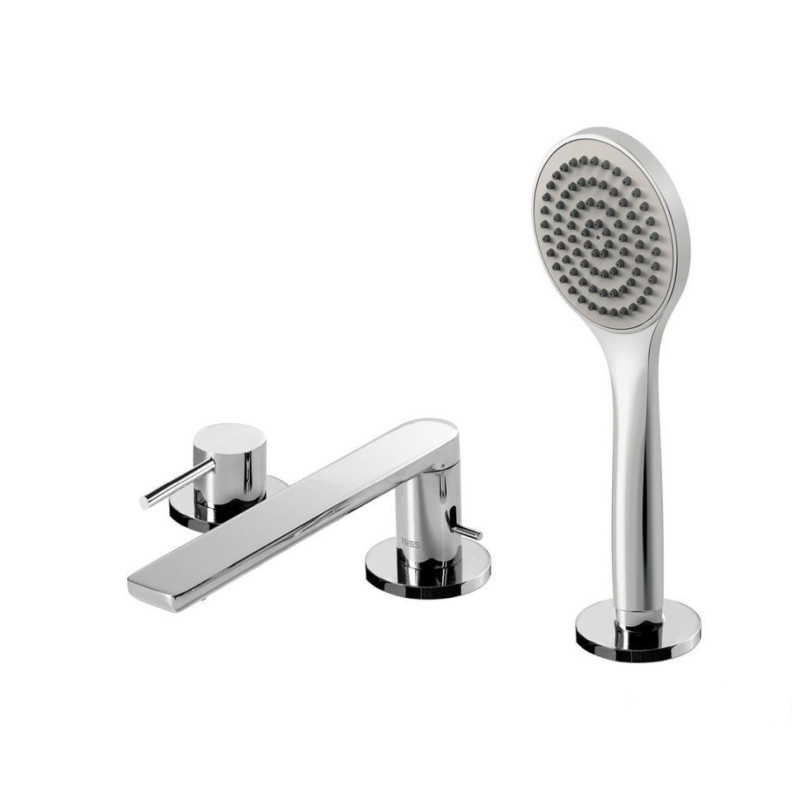Bateria wannowa trzyotworowa chrom Lex Tres (20316101)