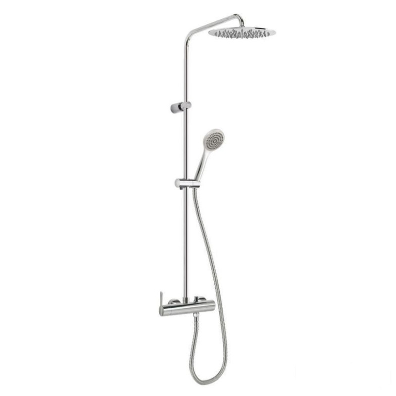 Zestaw baterii prysznicowej chrom Lex Tres (081192)