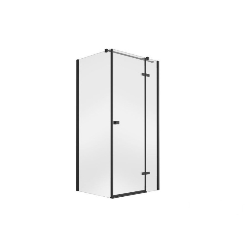 Kabina prysznicowa 90x90 Pixa Black New Besco (PKP-90-195-B)