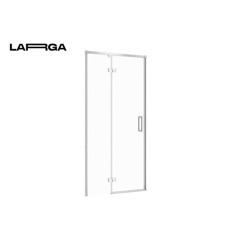 Kabina prysznicowa 100x80 Larga chrom Cersanit (S932-121 + S932-131)
