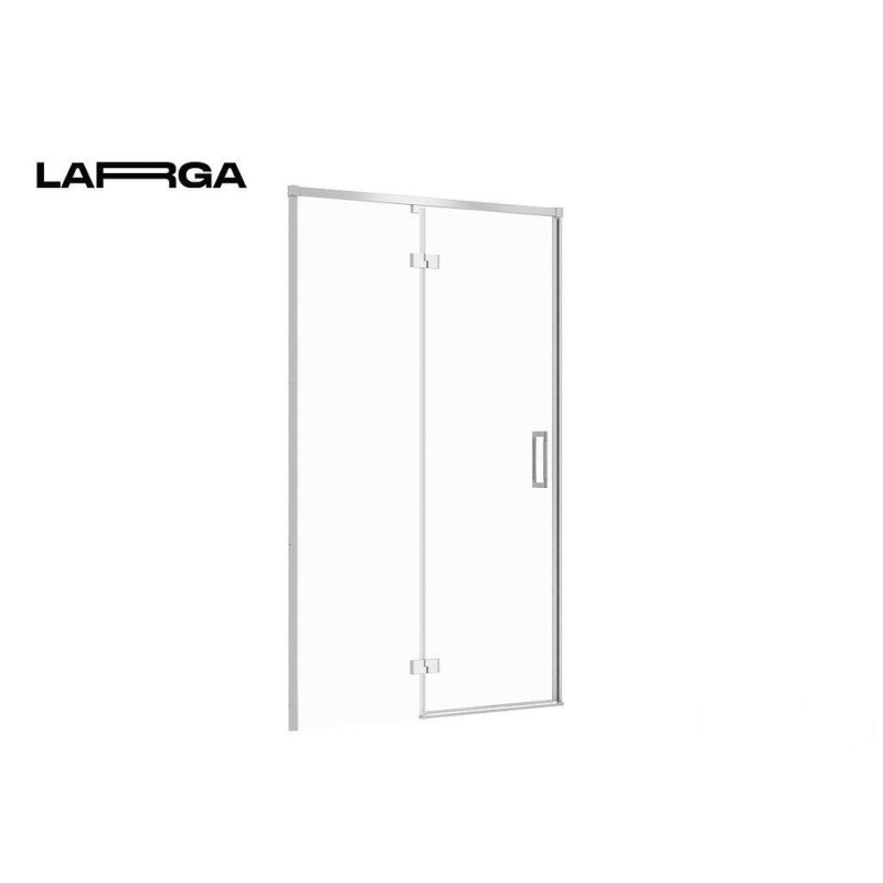 Kabina prysznicowa 120x80 Larga chrom Cersanit (S932-122 + S932-131)