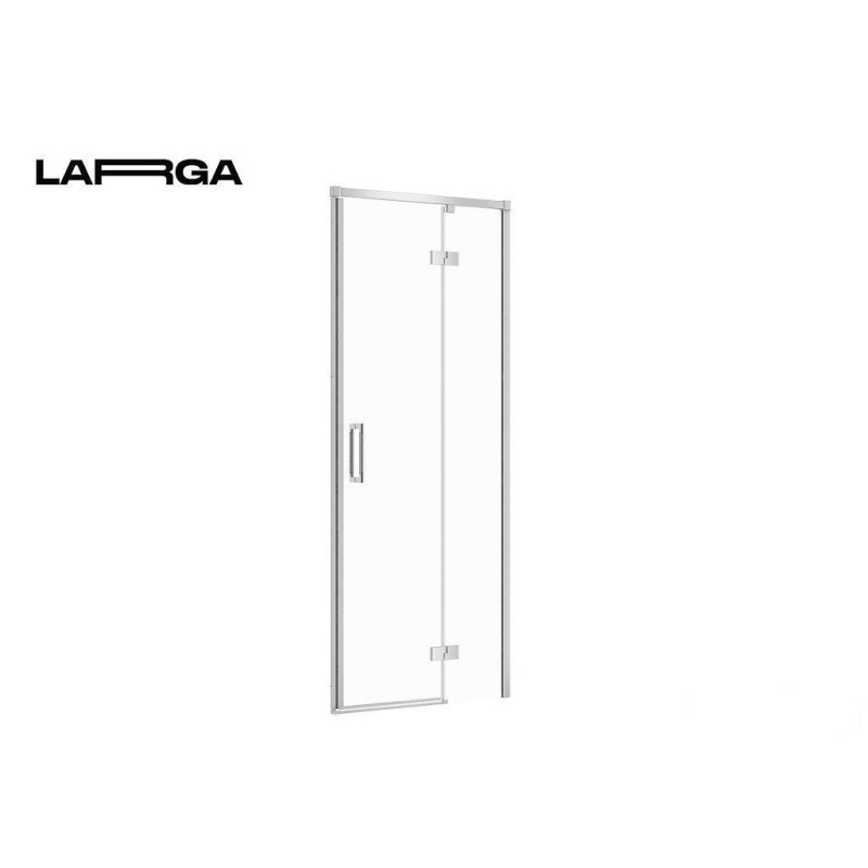 Kabina prysznicowa 80x90 Larga chrom Cersanit (S932-115 + S932-132)