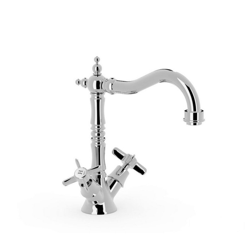 Bateria dwuuchwytowa umywalkowa chrom Clasic Tres (24210902)
