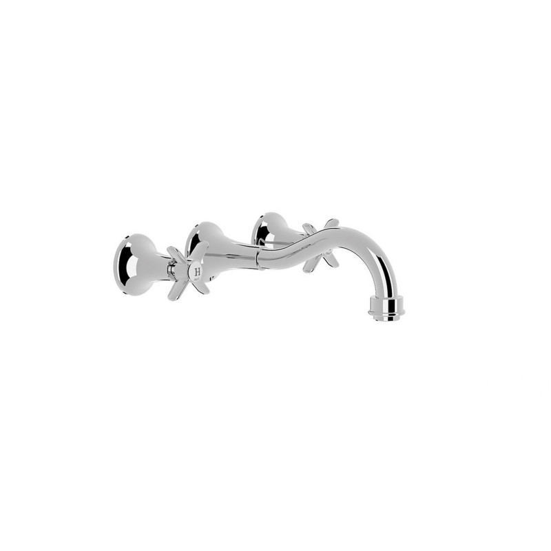 Bateria umywalkowa podtynkowa chrom Clasic Tres (24215101)