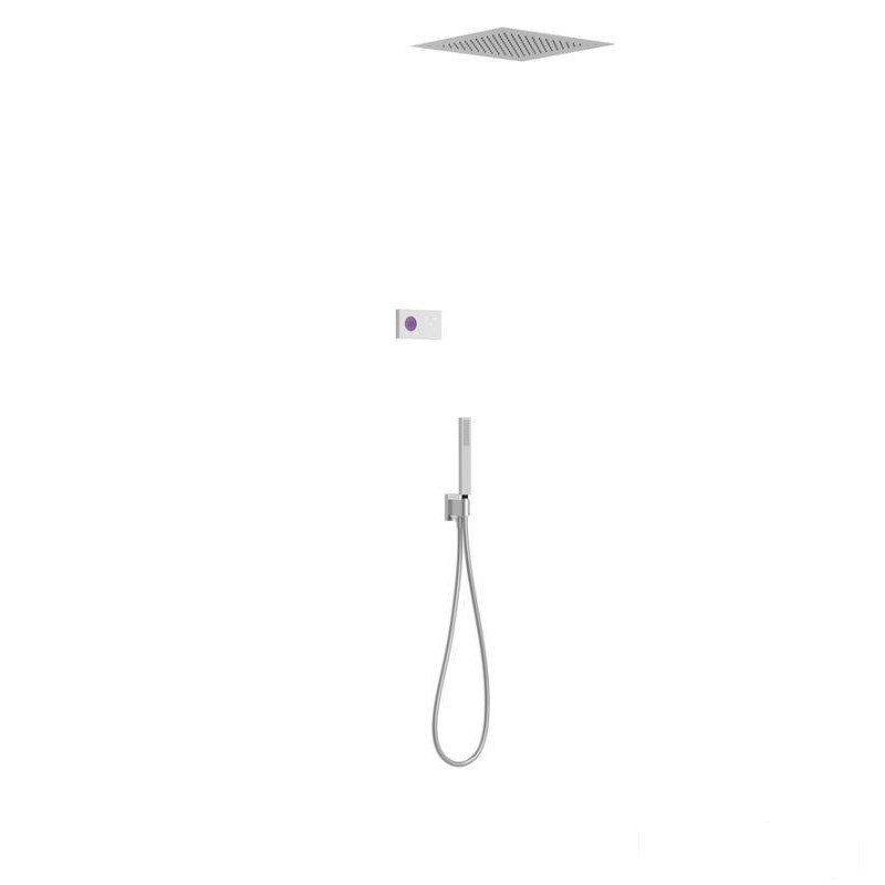 Zestaw elektronicznej baterii termostatycznej podtynkowej 2-drożny chrom Shower Edition Tres (09286552)