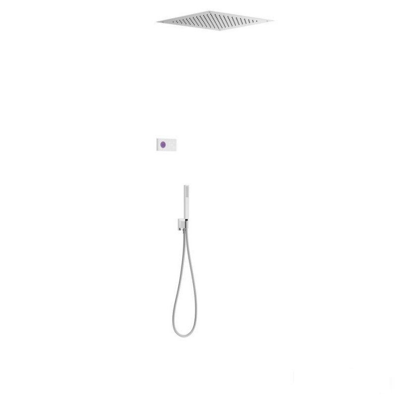 Zestaw elektronicznej baterii termostatycznej podtynkowej 2-drożny chrom Shower Edition Tres (09286561)