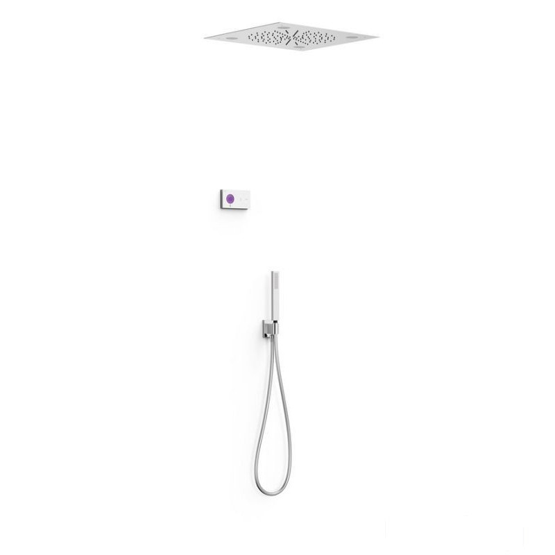 Zestaw elektronicznej baterii termostatycznej podtynkowej 2-drożny chrom Shower Edition Tres (09286562)
