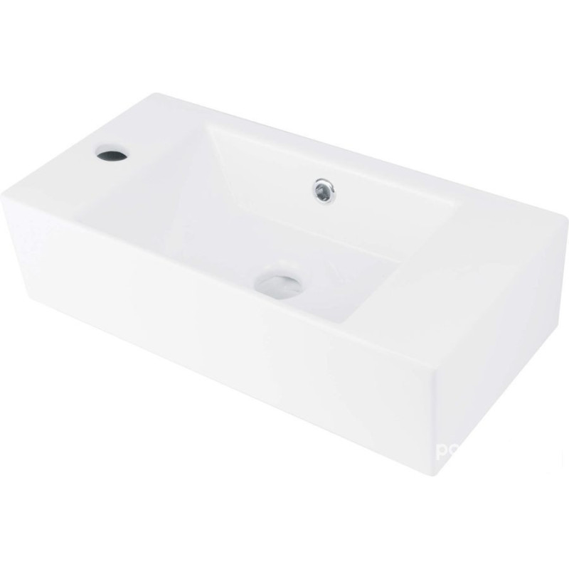 Umywalka ceramiczna nablatowa lewa Hiacynt Deante (CDY 6U2L)