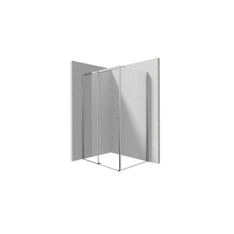 Kabina prysznicowa 120x110 Kerria Plus Deante (KTSP012P + KTS 031P + KTS 0P1X)