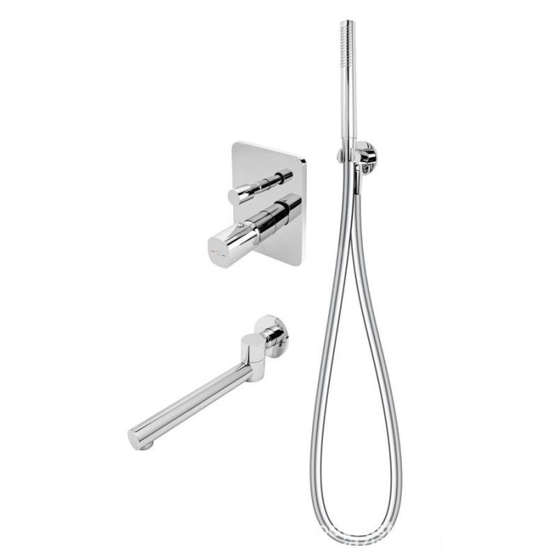 Bateria natryskowa podtynkowa Meandro FDESIGN (FD1-MDR-7PSET1-11)