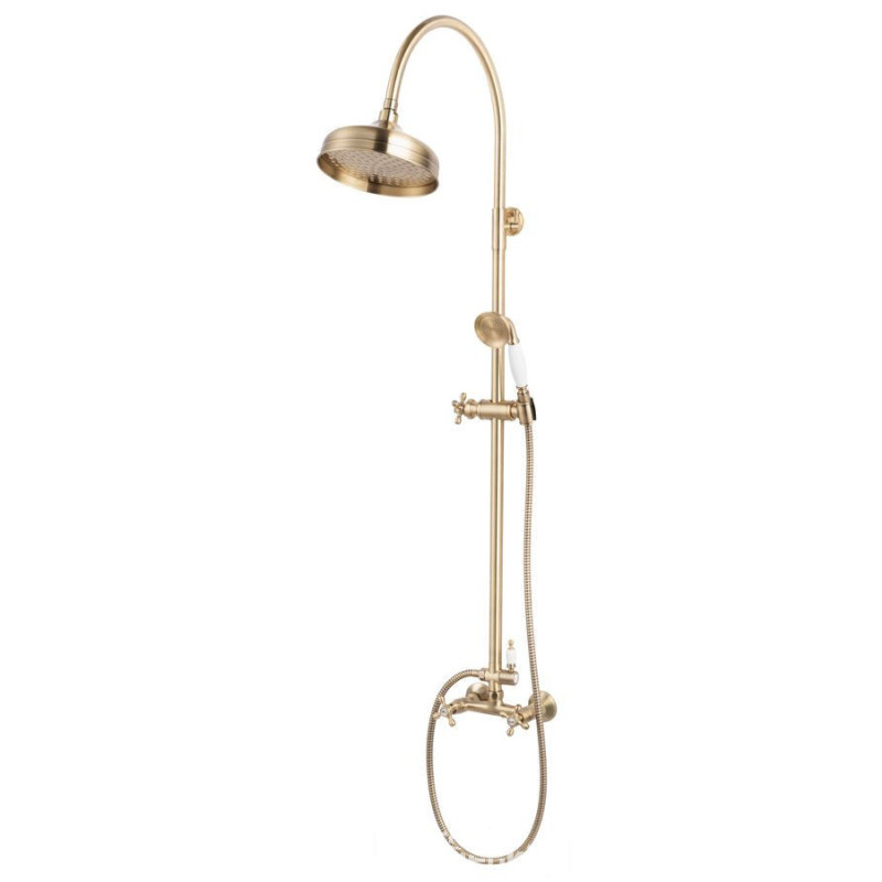 Bateria natryskowa z zestawem natryskowym i deszczownią Lacrima FDESIGN (FD1-LRA-7SET1-66)