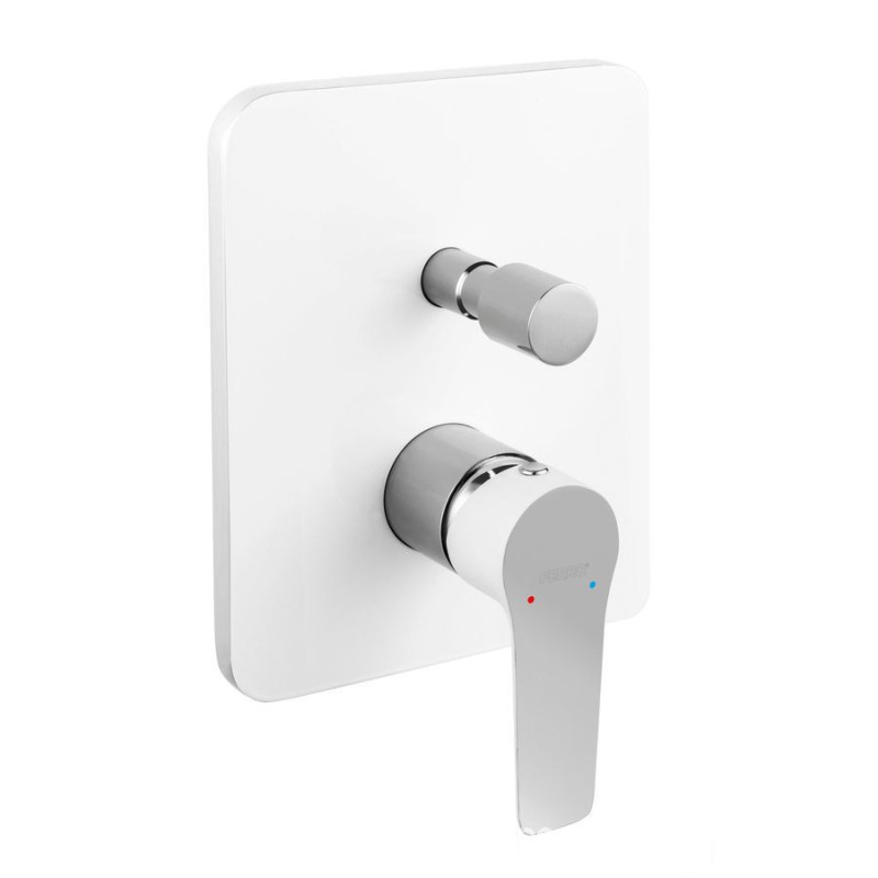 ADORE bateria podtynkowa 2-funkcyjna, biały / chrom Adore White-chrome Ferro (BDR7P)