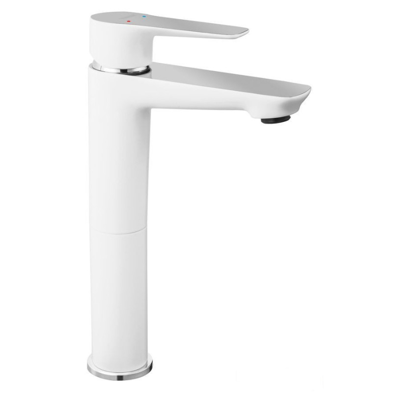 ADORE bateria umywalkowa nablatowa, biały / chrom Adore White-chrome Ferro (BDR2L)