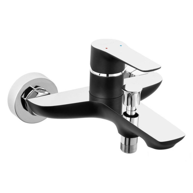 ADORE bateria wannowa, czarny / chrom Adore Black-chrome Ferro (BDR1BLC)