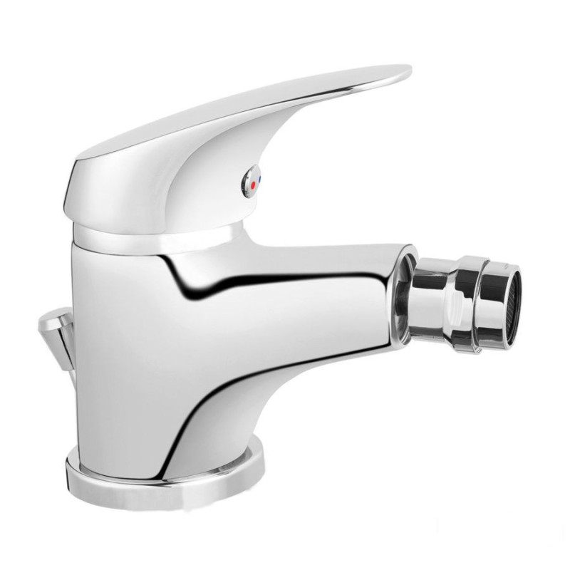 Bateria bidetowa, korek automatyczny z tworzywa, chrom Ferro One Ferro (BFO6)