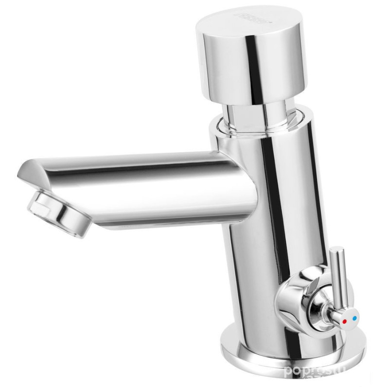 Bateria umywalkowa czasowa z regulacją temperatury, chrom Presstige Pro Ferro (Z501R)