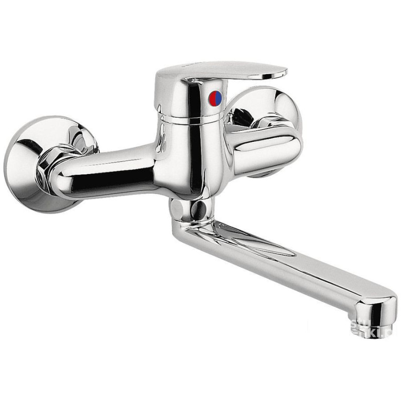 Bateria umywalkowa ścienna, chrom Smile Ferro (BSM3)