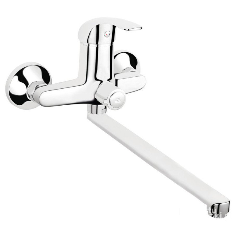 Bateria wannowa z wylewką 350mm bez zestawu natryskowego, chrom Vasto Ferro (BVA5A)