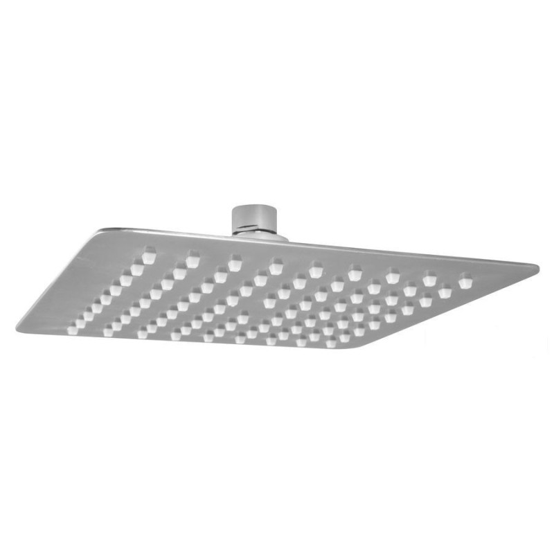 Deszczownica kwadratowa Slim, 20cm, metal, chrom Slim Ferro (DSN04)
