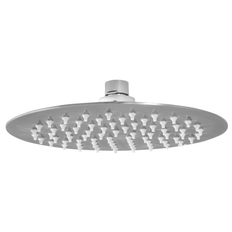 Deszczownica okrągła Slim, 20cm, metal, chrom Slim Ferro (DSN03)