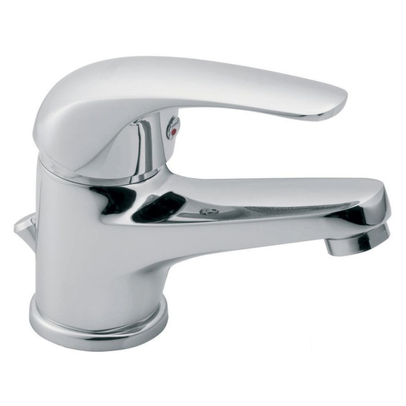 LB bateria umywalkowa stojąca, korek automatyczny z tworzywa, chrom Vasto Ferro (BVA2-LB)