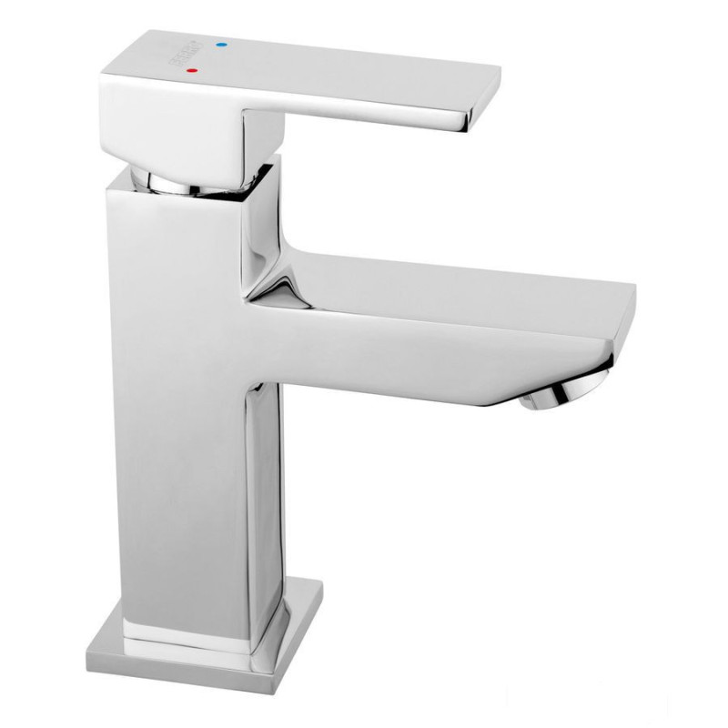 LB bateria umywalkowa stojąca, korek z tworzywa click-clack, chrom Zicco Ferro (BZI2-LB)