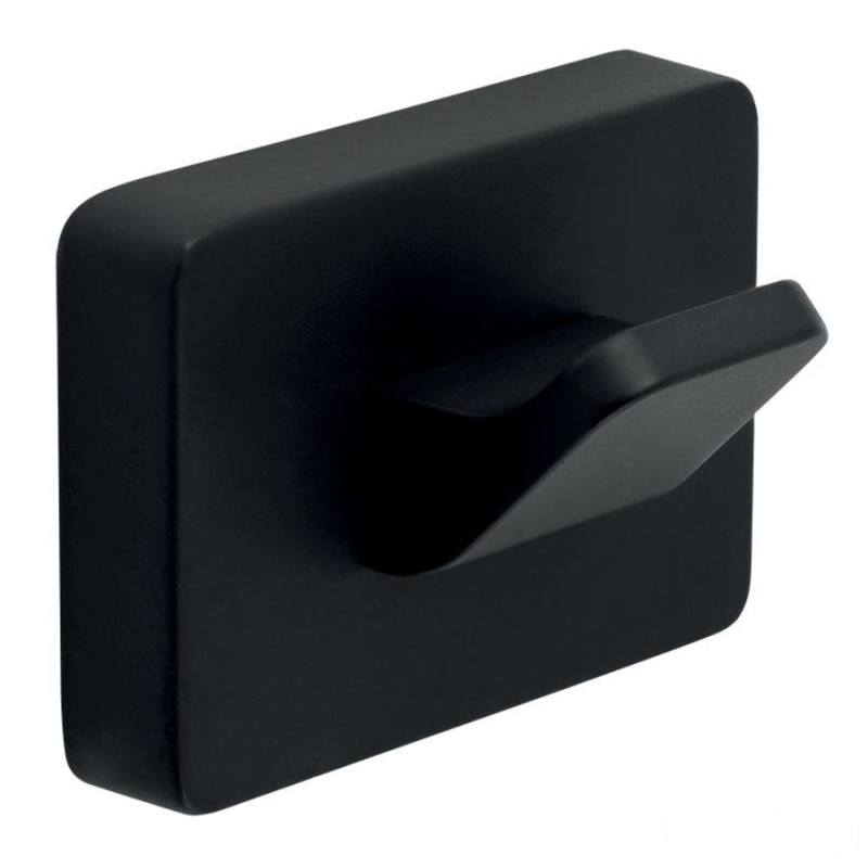 GRETA wieszak pojedynczy, czarny mat Greta Black Ferro (AGR05BL)