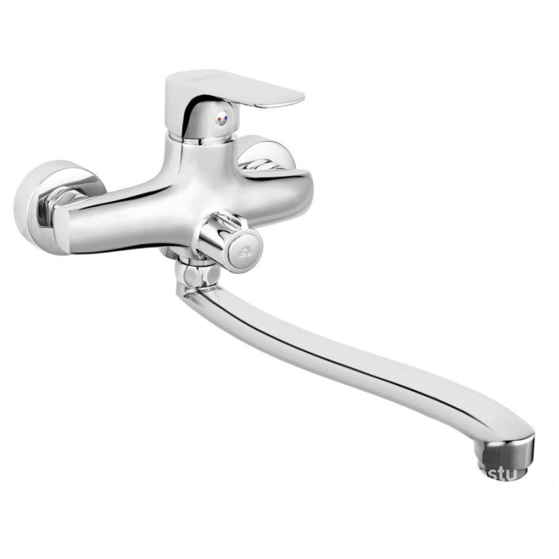 Bateria wannowa z wylewką 350mm bez zestawu natryskowego, chrom Tiga Ferro (BTG5A)