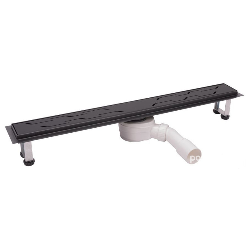 Odpływ liniowy 70cm, czarny Ferro (OL70-BL)