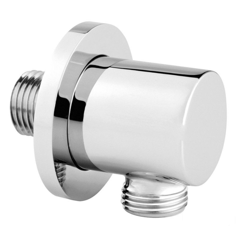 Przyłącze kątowe do węża natryskowego 1/2", chrom Ferro (PKN12)