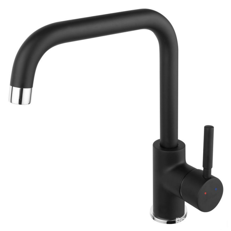 RATIO bateria zlewozmywakowa stojąca, czarna Ratio Black Ferro (BTI4BL)