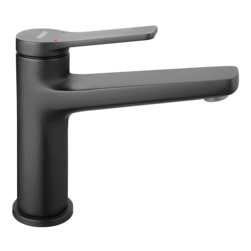 STRATOS bateria umywalkowa stojąca, czarna Stratos Black Ferro (BSC2BL)
