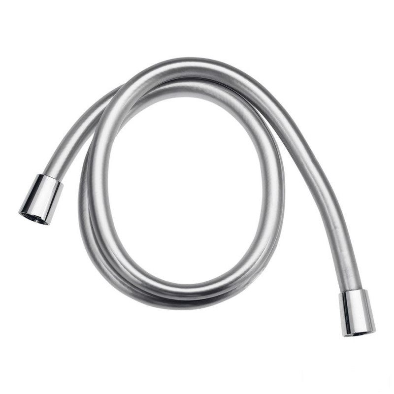 Wąż natryskowy PVC L - 150cm, srebrny Ferro (W40)